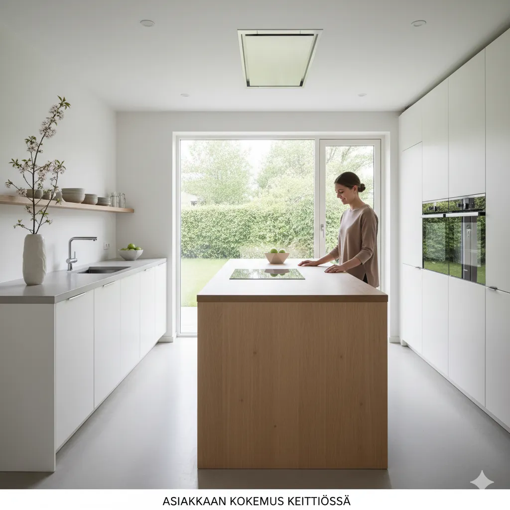 Asiakkaan kokemus keittiöstä